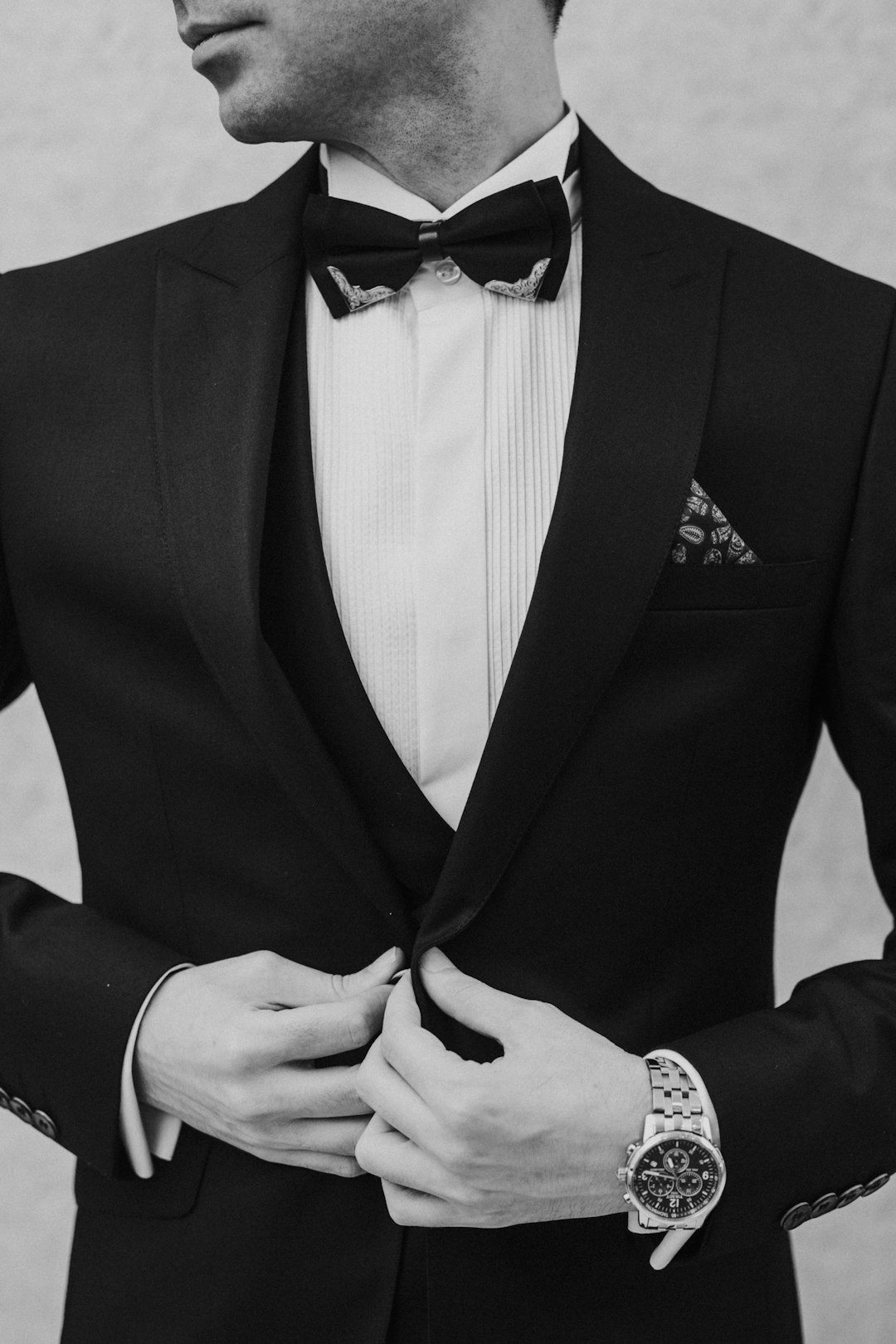 Signature Tuxedo Collection black suit jacket
